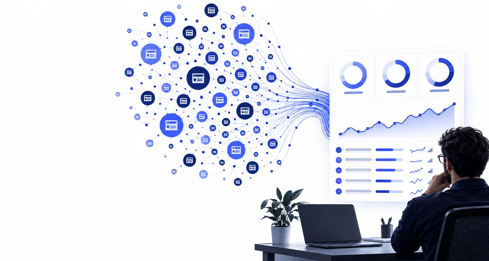 Métriques d’autorité SEO affichées dans un espace d’analyse clair